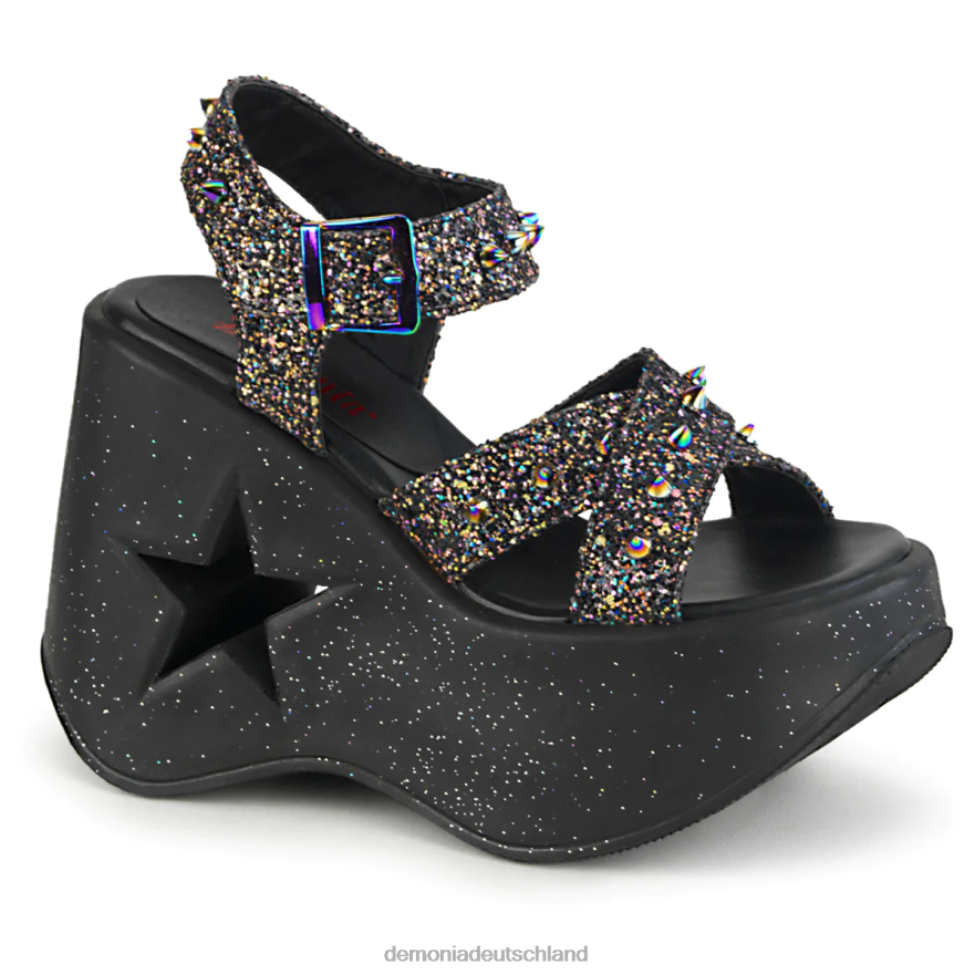 schwarzer Multi-Glitzer