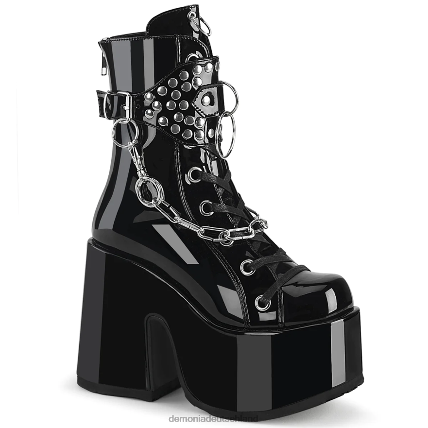 schwarzes Lackleder 6JXLH1015 Demonia Kamel-65