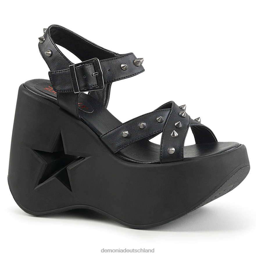 schwarzes veganes leder