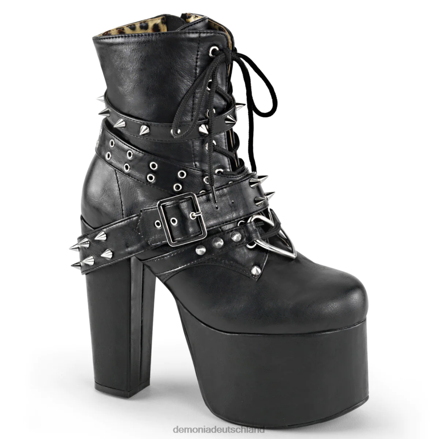 schwarzes veganes leder