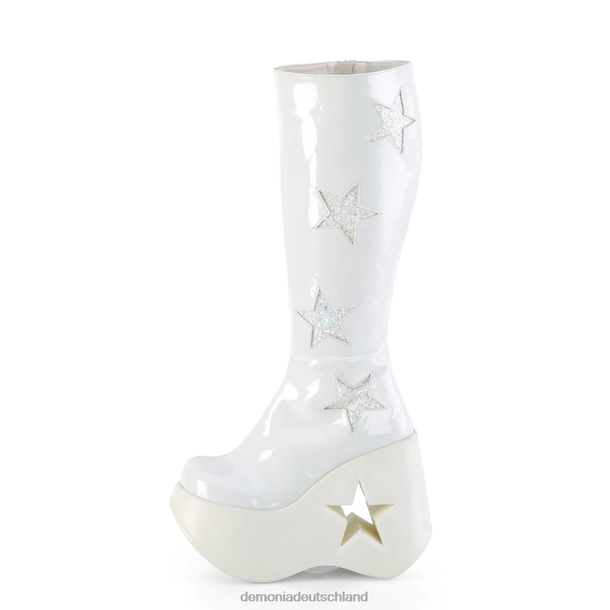 weißer Lack-weißer Multi-Glitter 6JXLH1123 Demonia Dynamit-218