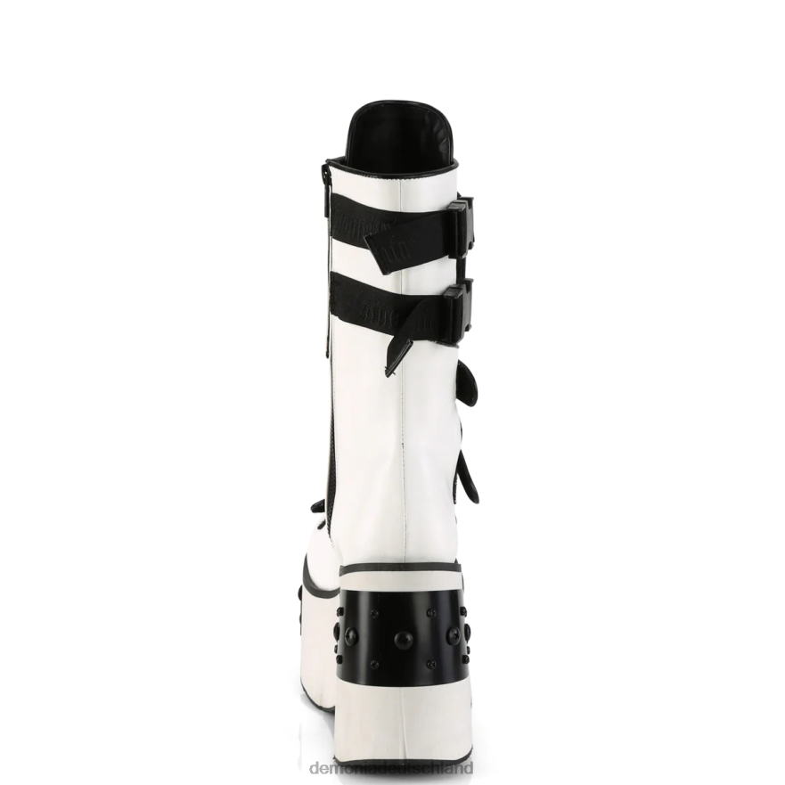 weißes veganes Leder 6JXLH1192 Demonia kera-108