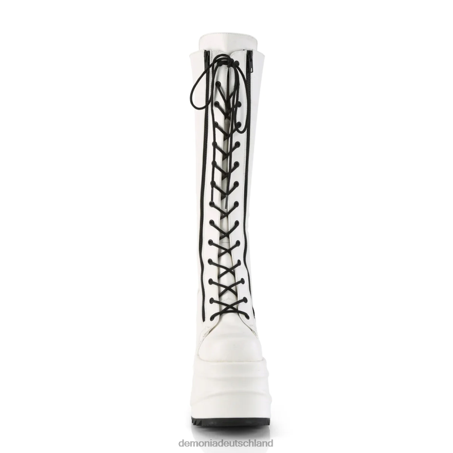 weißes veganes Leder 6JXLH1502 Demonia Welle-200