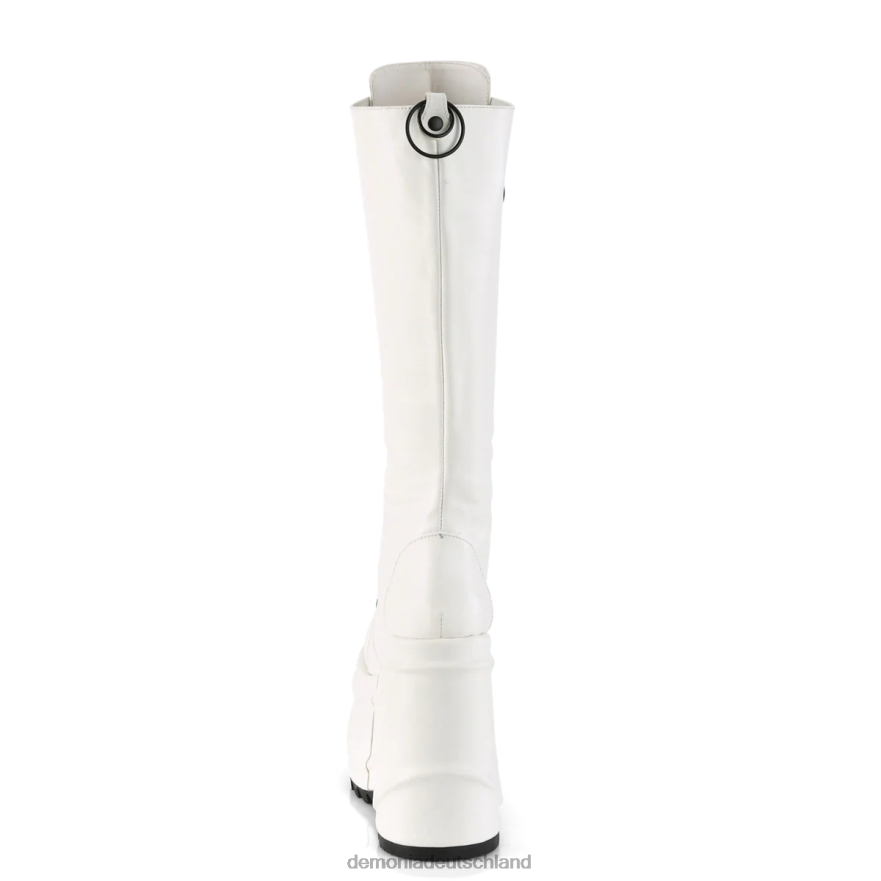 weißes veganes Leder 6JXLH1502 Demonia Welle-200