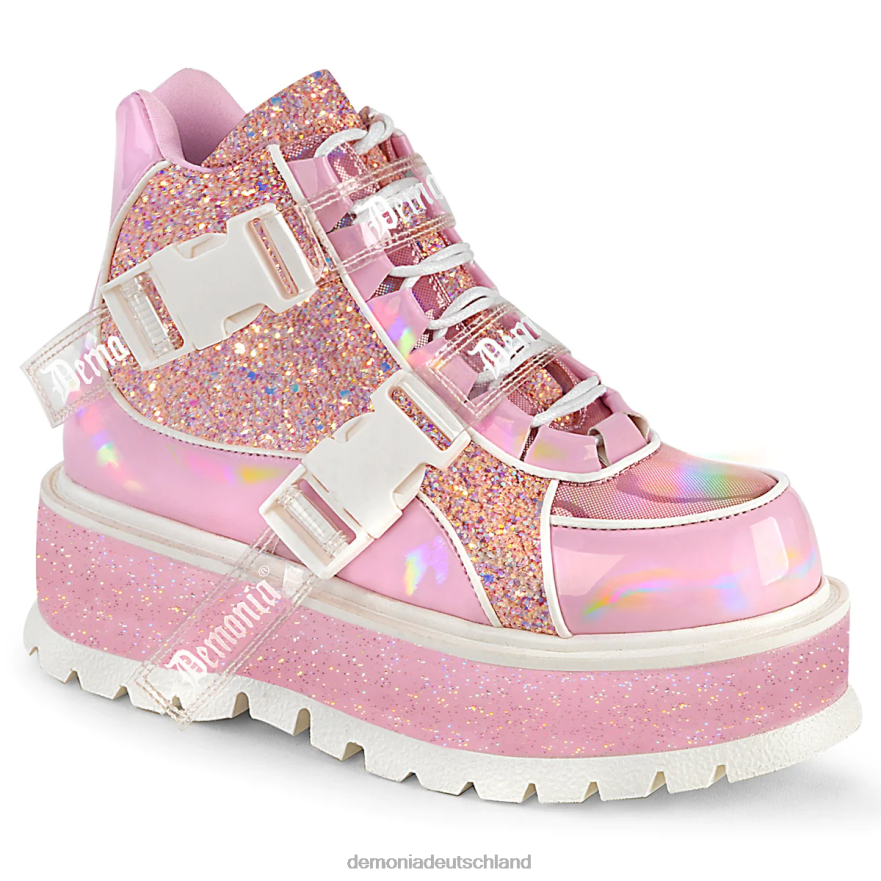 babyrosa holografischer Lackrosa-Multi-Glitzer