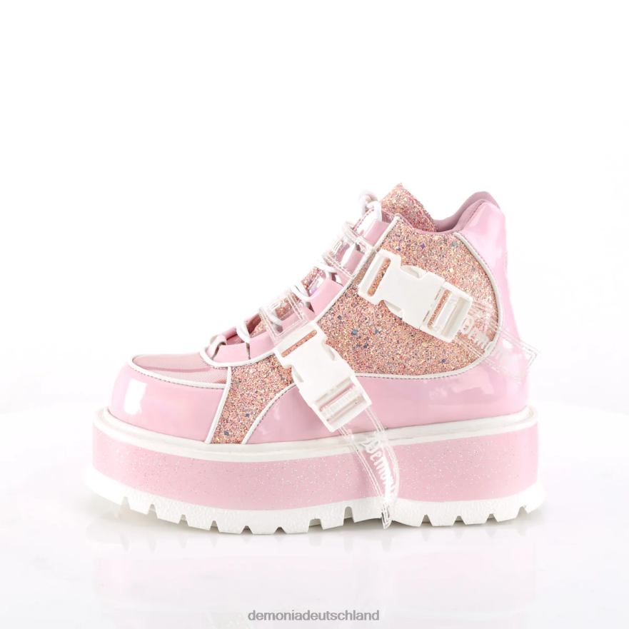 Babyrosa holografischer Lackrosa-Multi-Glitzer 6JXLH456 Demonia Faulpelz-50