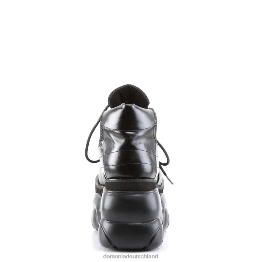 schwarzes veganes Leder 6JXLH399 Demonia Boxer-01