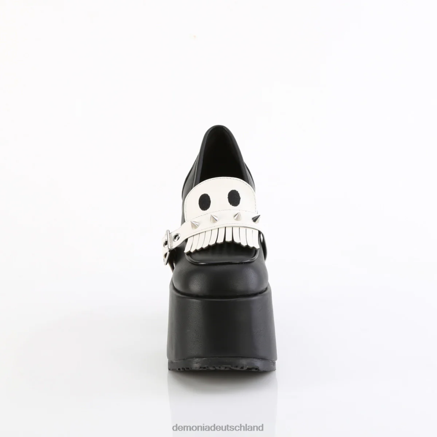 schwarzes veganes Leder 6JXLH402 Demonia Kamel-58