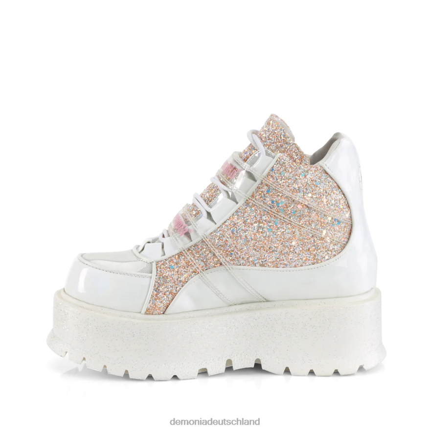 weißer holografischer Lack-Babyrosa-Multi-Glitzer 6JXLH457 Demonia Faulpelz-50