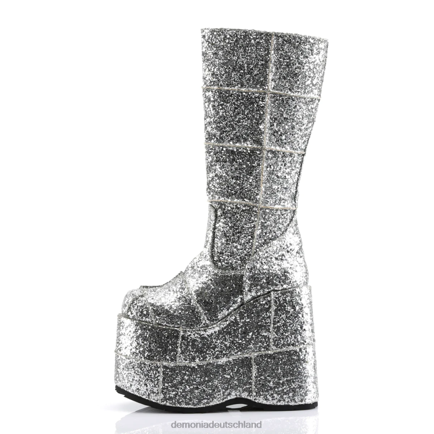 Silber gltr 6JXLH320 Demonia Stapel-301g