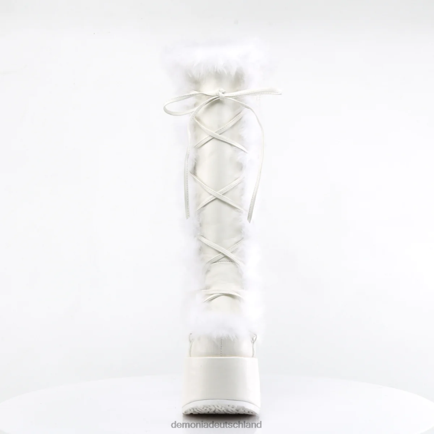 weißes veganes Leder 6JXLH239 Demonia Kamel-311