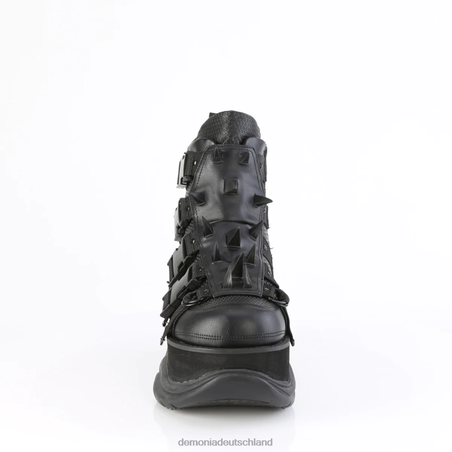 schwarzes veganes Leder 6JXLH105 Demonia Neptun-68