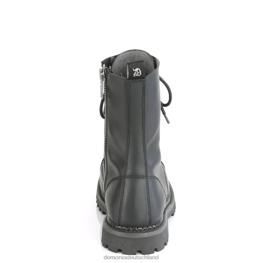 schwarzes veganes Leder 6JXLH118 Demonia Aufruhr-10