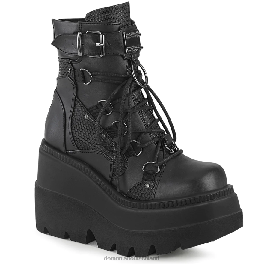 schwarzes veganes leder