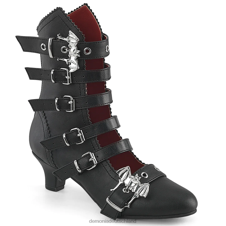 schwarzes veganes leder