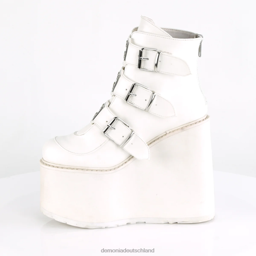 weißes veganes Leder 6JXLH183 Demonia Schaukel-105