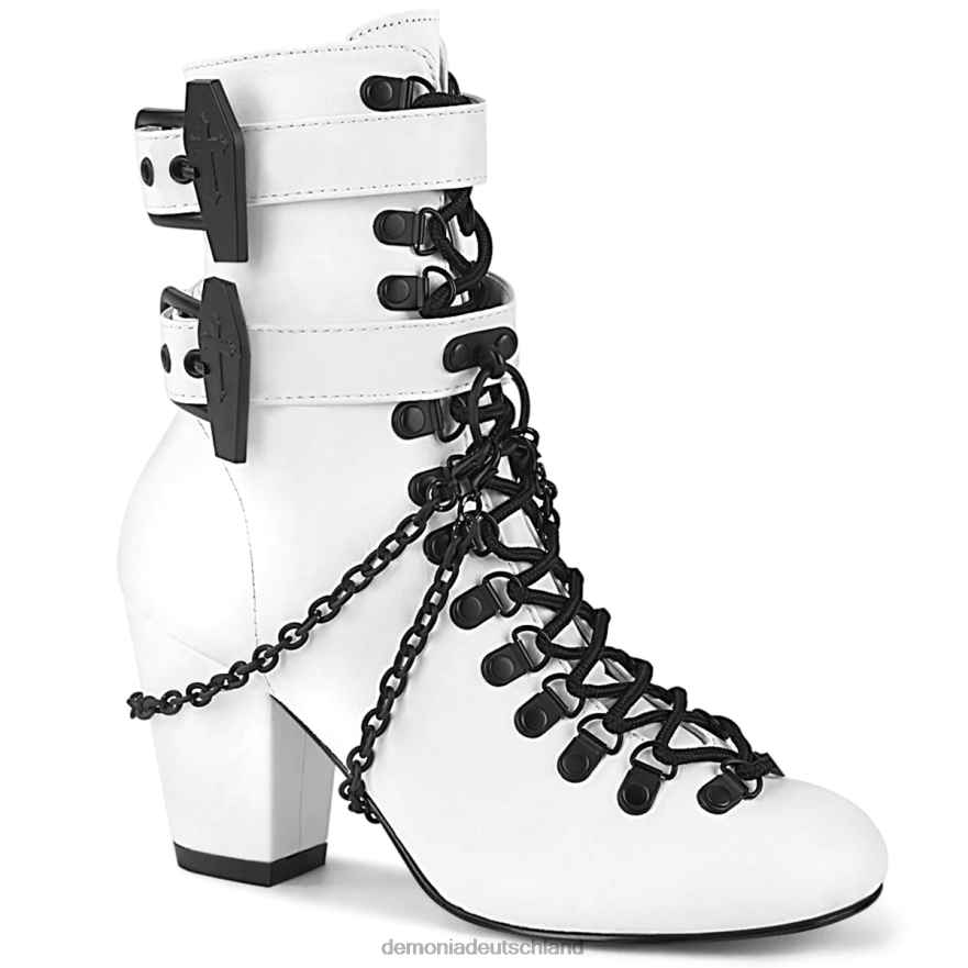 weißes veganes leder