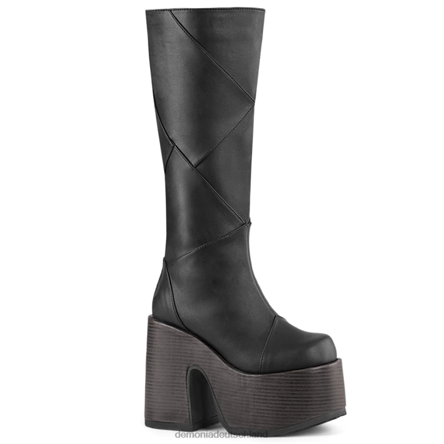 schwarzes veganes leder