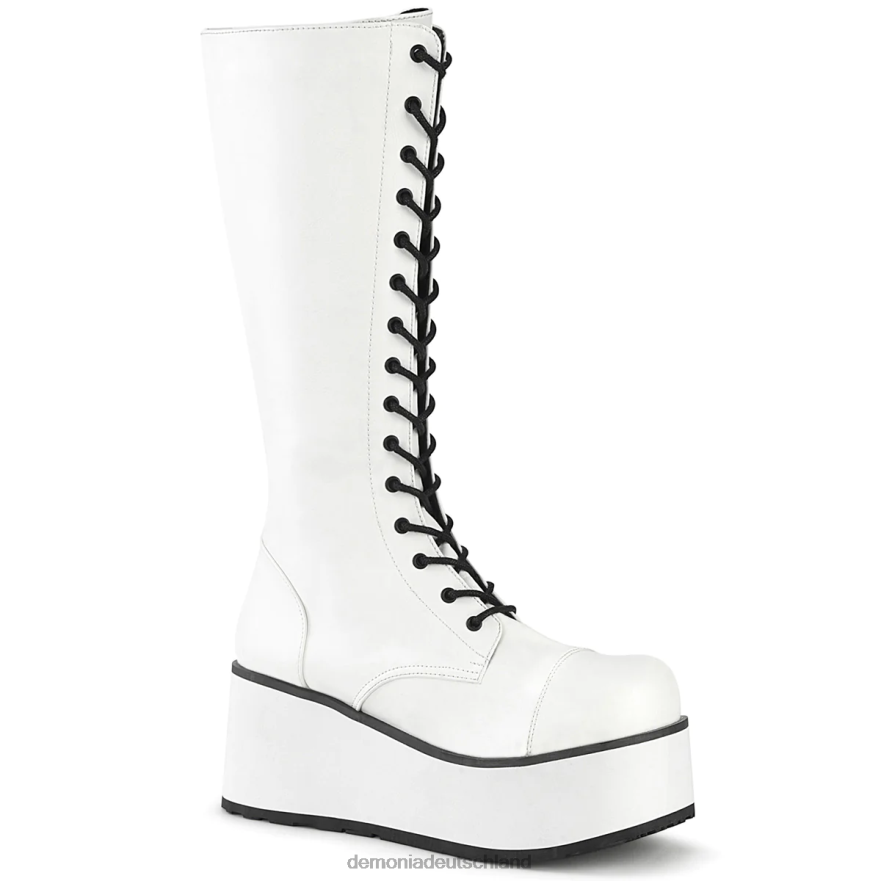 weißes veganes Leder 6JXLH892 Demonia trashville-502
